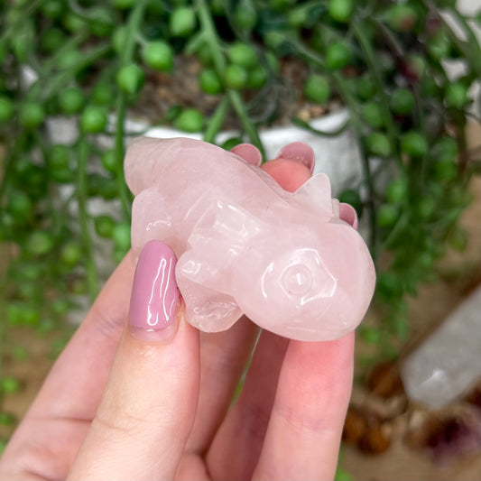 Rose Quartz Axolotl (Y503)