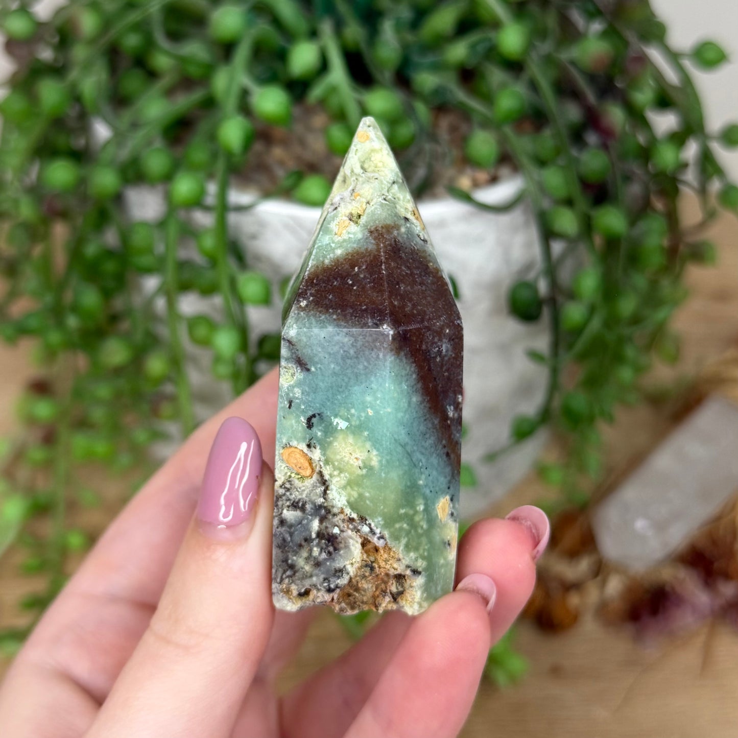Chrysoprase Domino Point (Y814)