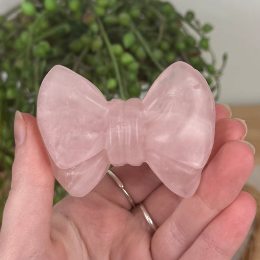 Rose Quartz Bow (S577) (S578)