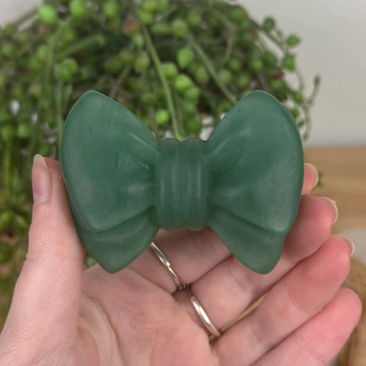 Green Aventurine Bow (S588)