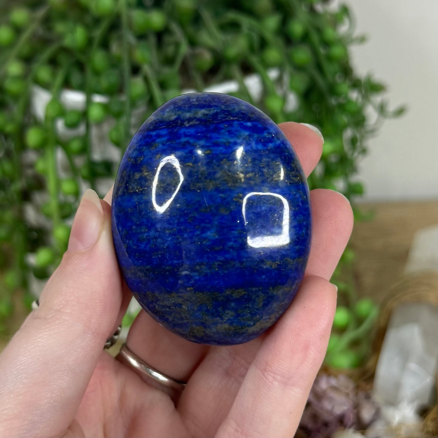 Lapis Lazuli Palm Stone (O314)