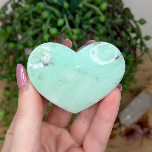 Chrysoprase Heart (Y839)