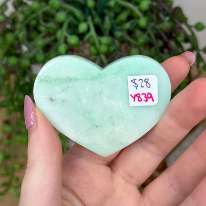Chrysoprase Heart (Y839)