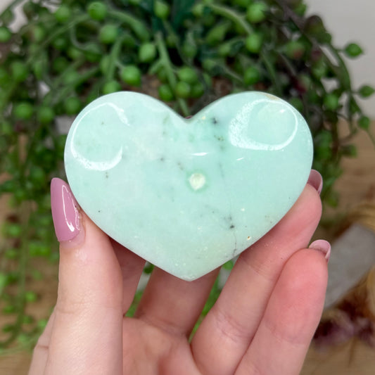 Chrysoprase Heart (Y841)