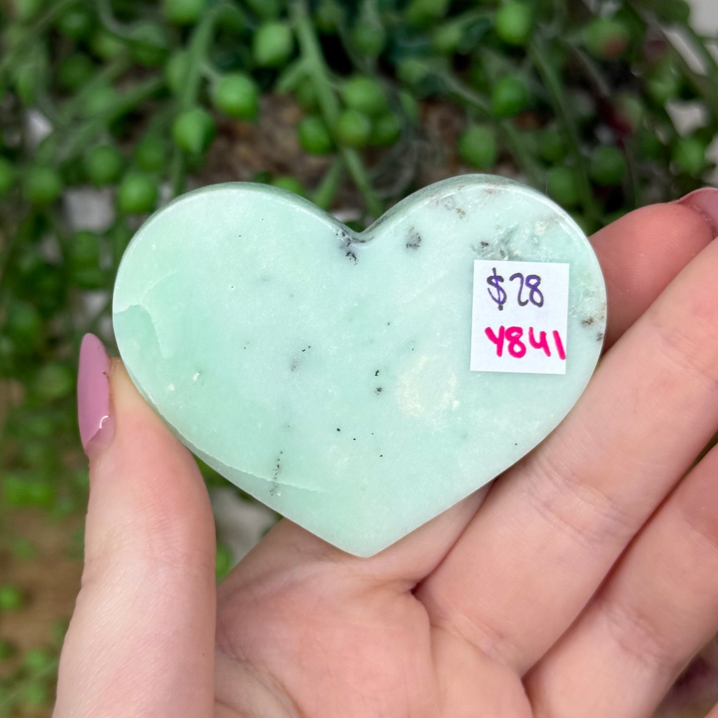 Chrysoprase Heart (Y841)