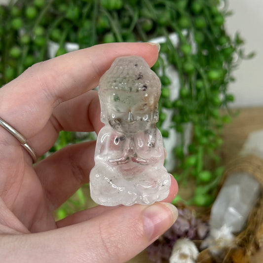 Garden Quartz Buddha (O261)