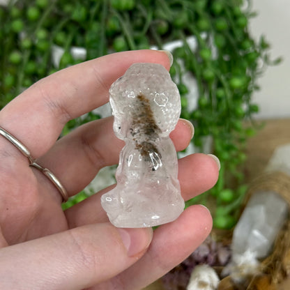 Garden Quartz Buddha (O261)