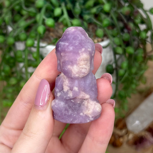 Lepidolite Buddha (Y900)