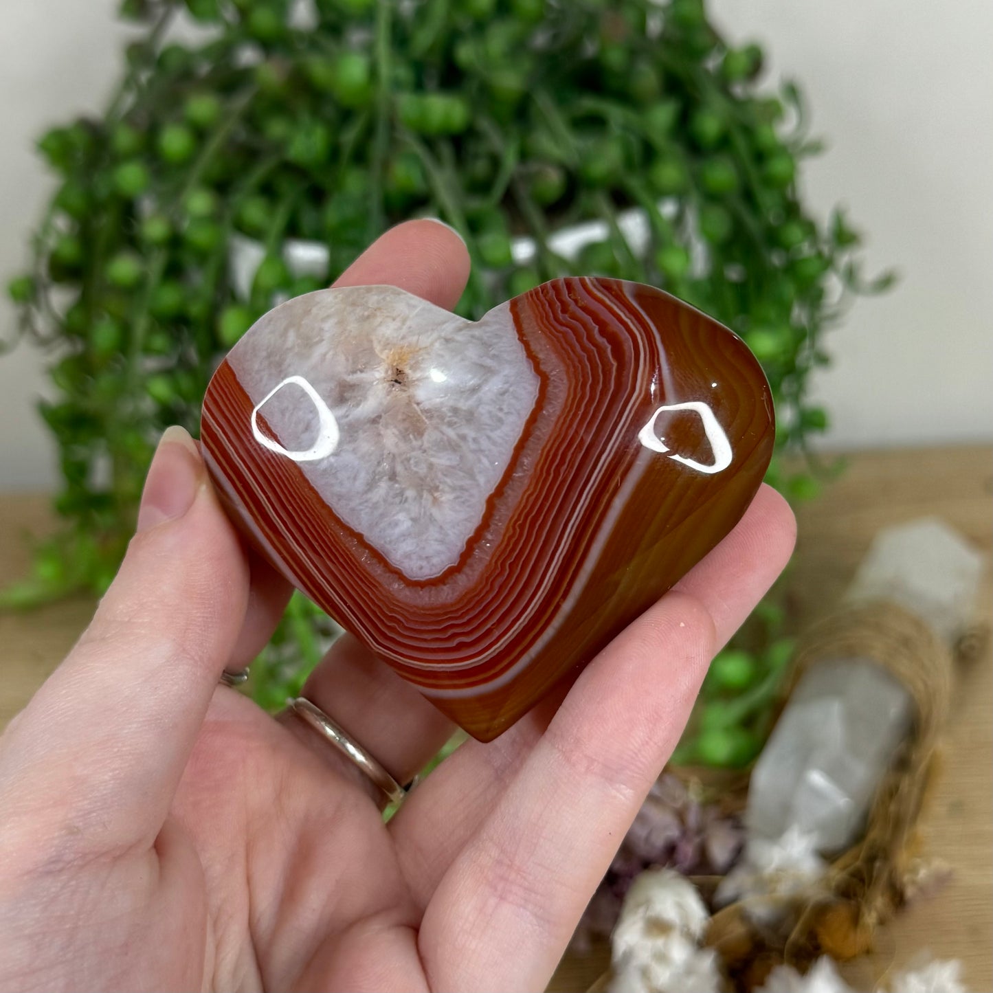 Carnelian Heart (O344)