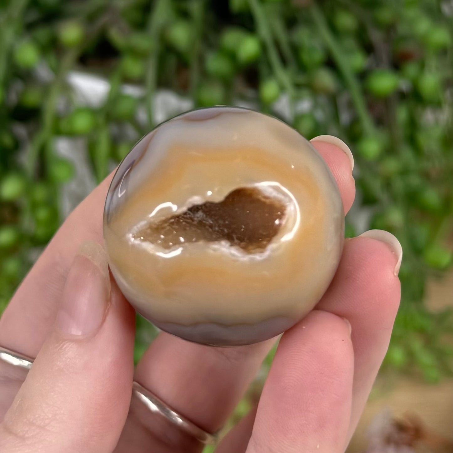 Druzy Agatę Sphere (S777)