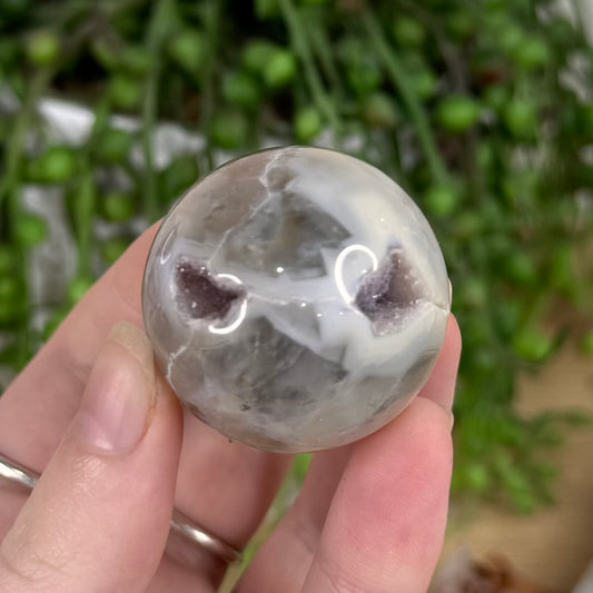Druzy Agatę Sphere (S772)