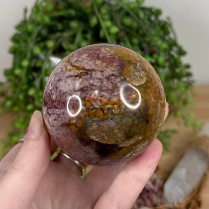 Pink Chalcedony Sphere (S750)