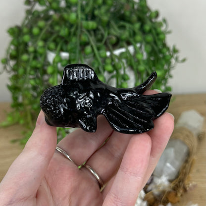 Black Obsidian Fish (O279)