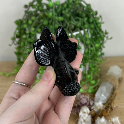 Black Obsidian Fish (O279)