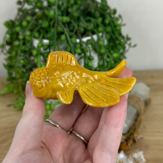 Yellow Mud Stone Fish (O282)