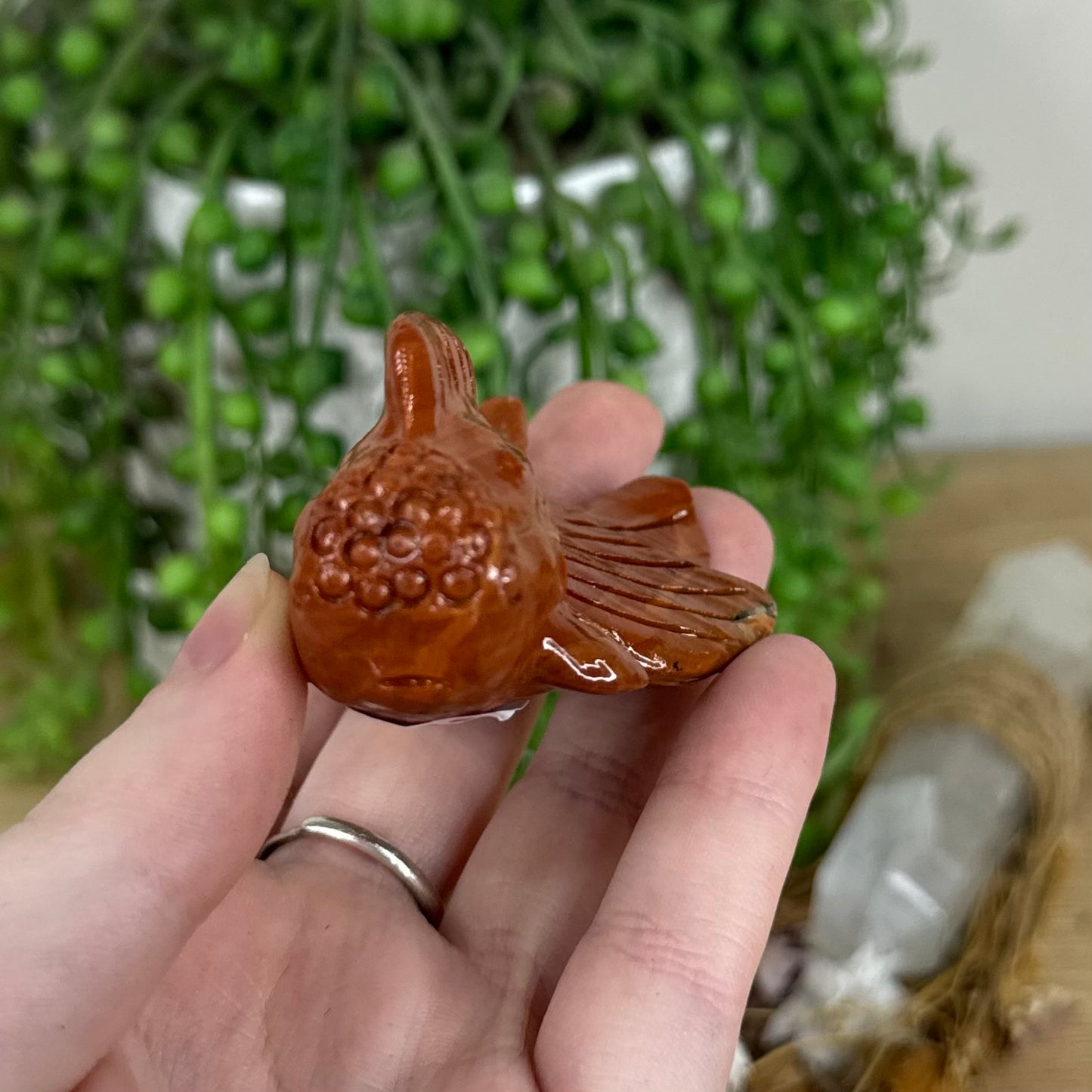 Red Jasper Fish (O271)
