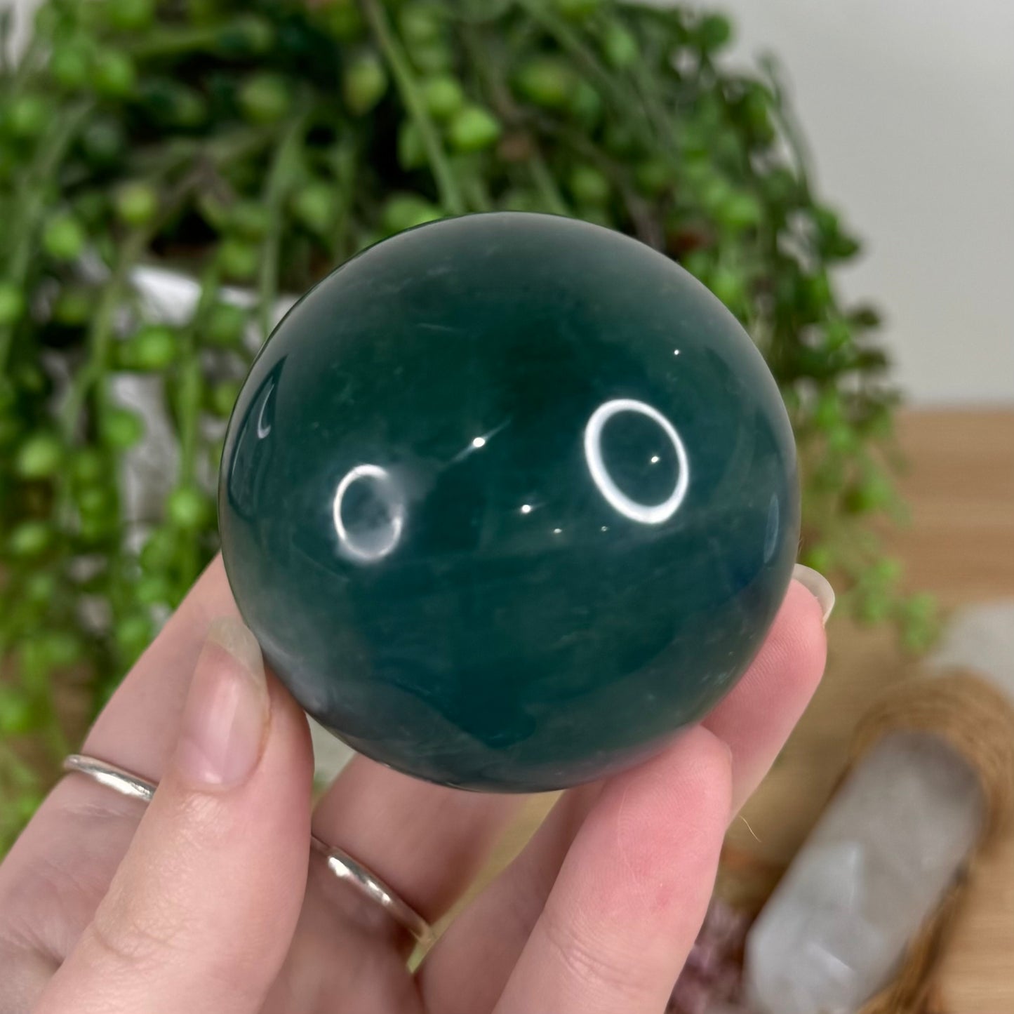 Blue Fluorite Sphere (S510)