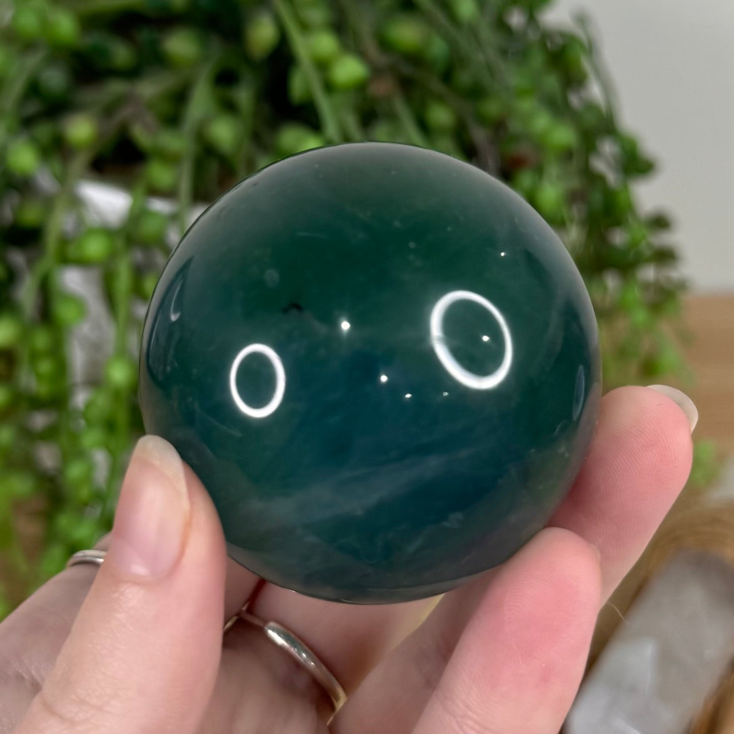 Blue Fluorite Sphere (S510)