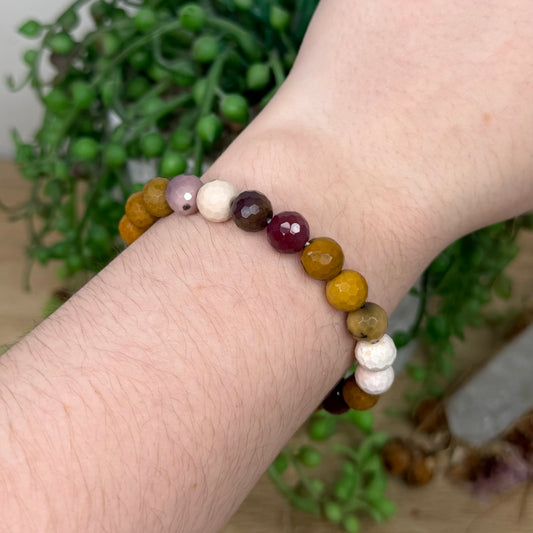 Mookaite Faceted Bracelet (Y432)