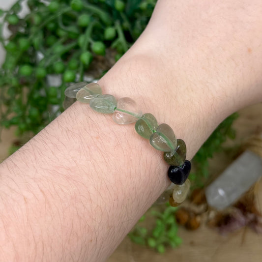 Fluorite Heart Bracelet (Y409) (Y406) (Y408)