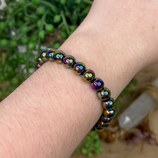 Aura Hematite Bracelet (Y410)