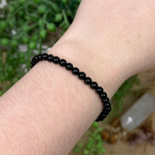 Black Obsidian Bracelet (X810) (X809) (X808)