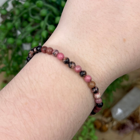 Rhodonite Bracelet (X819) (X818) (X820) (X817)