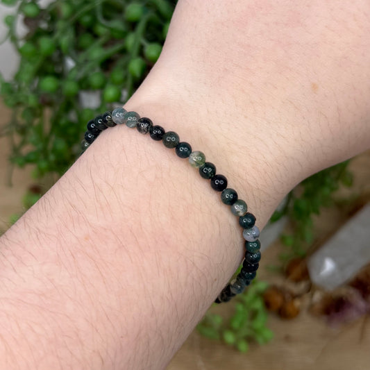Moss Agate Bracelet (X821) (X822)