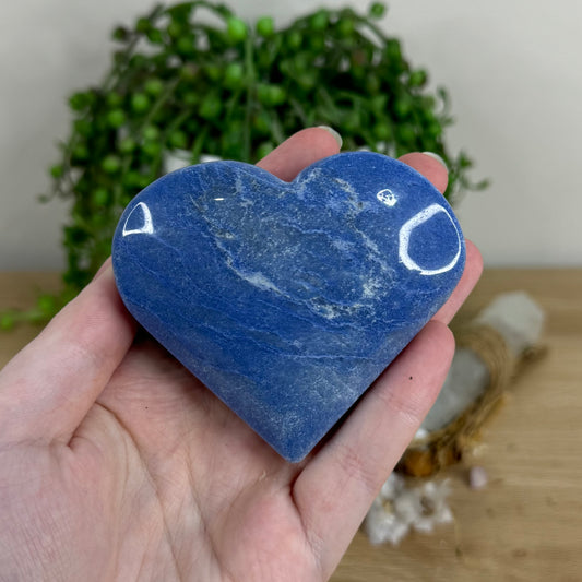 Blue Aventurine Heart (O350)