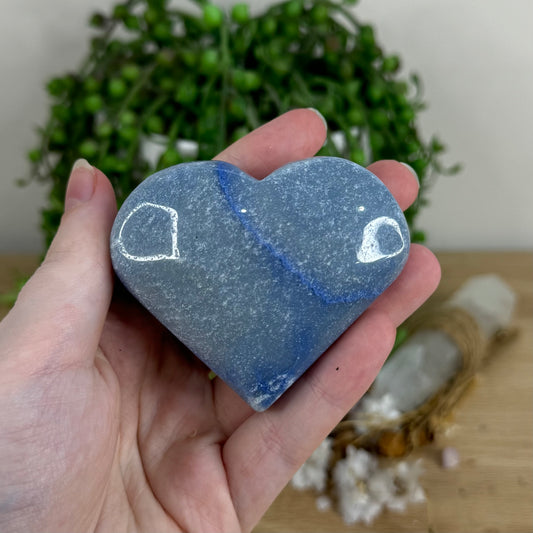 Blue Aventurine Heart (O349)