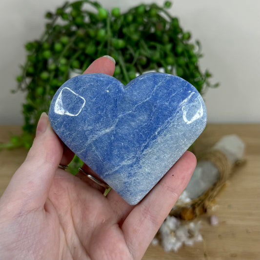 Blue Aventurine Heart (O351)