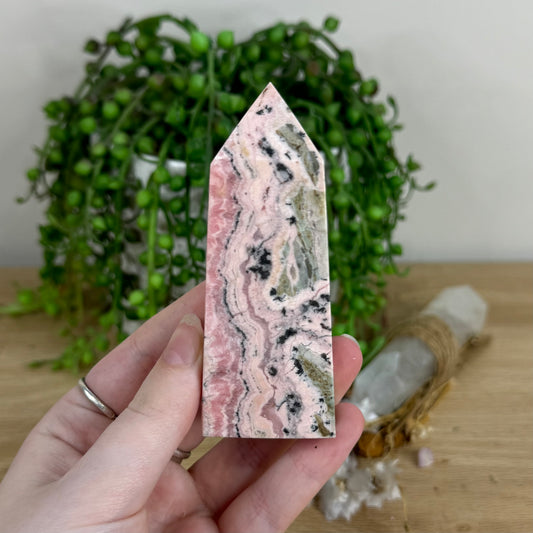 Rhodochrosite Point (O398)