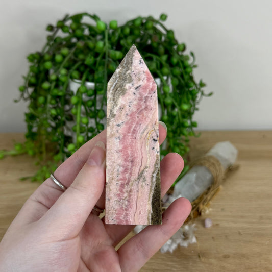 Rhodochrosite Point (O397)