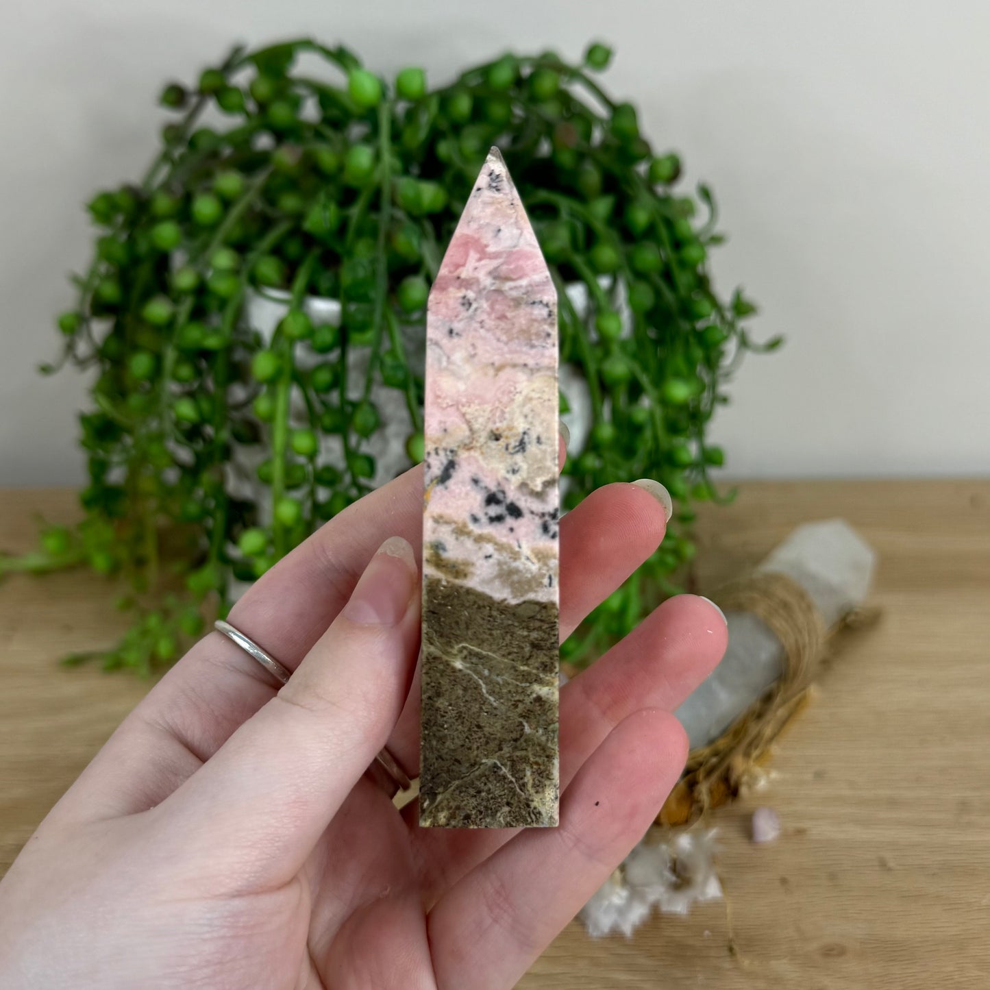 Rhodochrosite Point (O397)