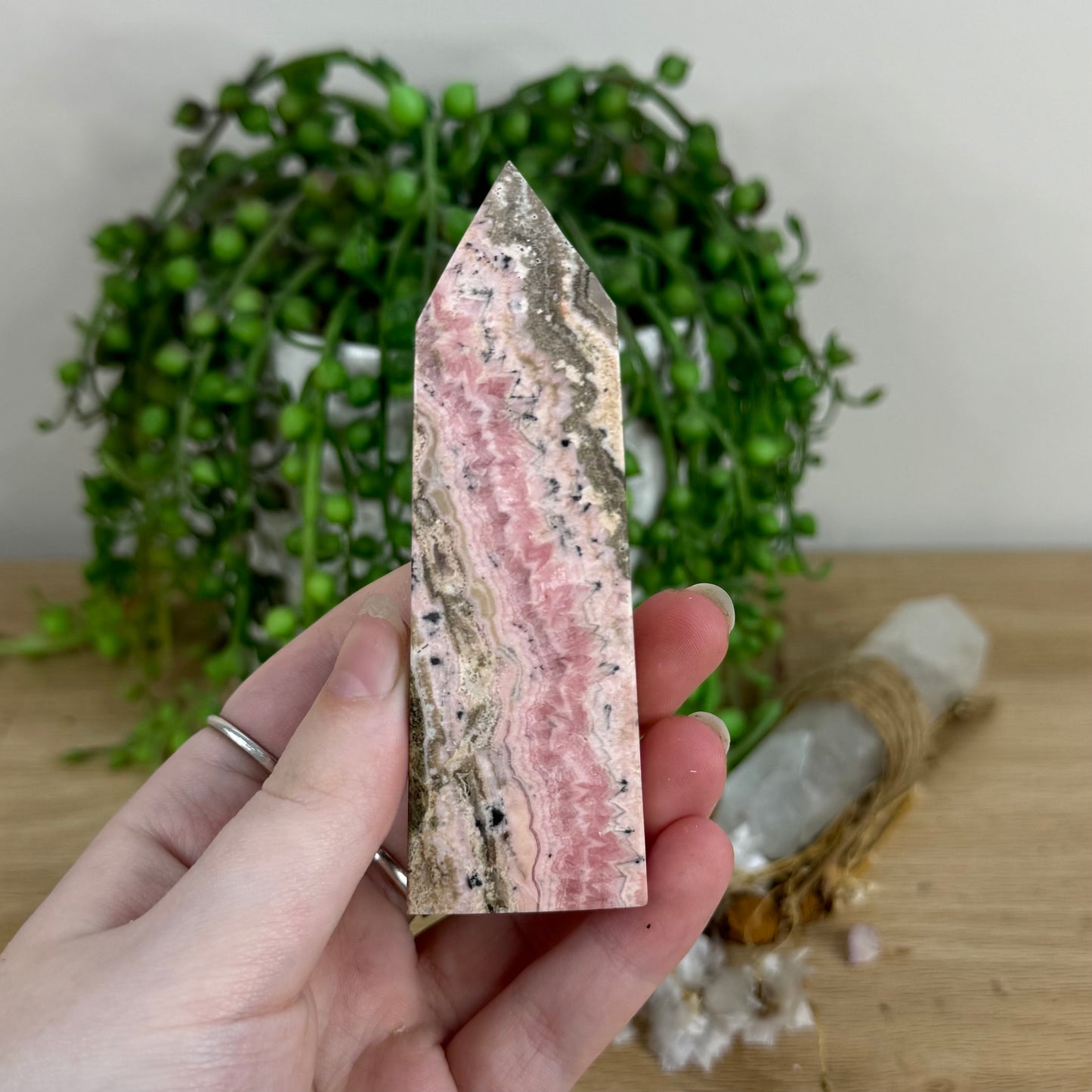 Rhodochrosite Point (O397)