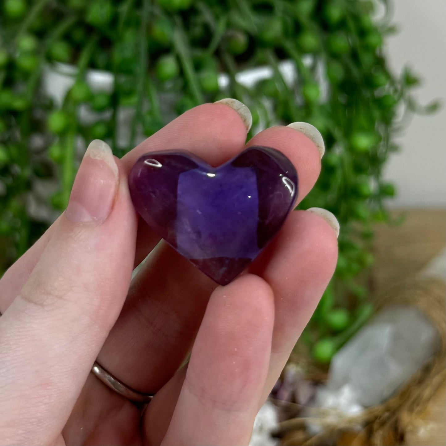 Amethyst Heart (O402)