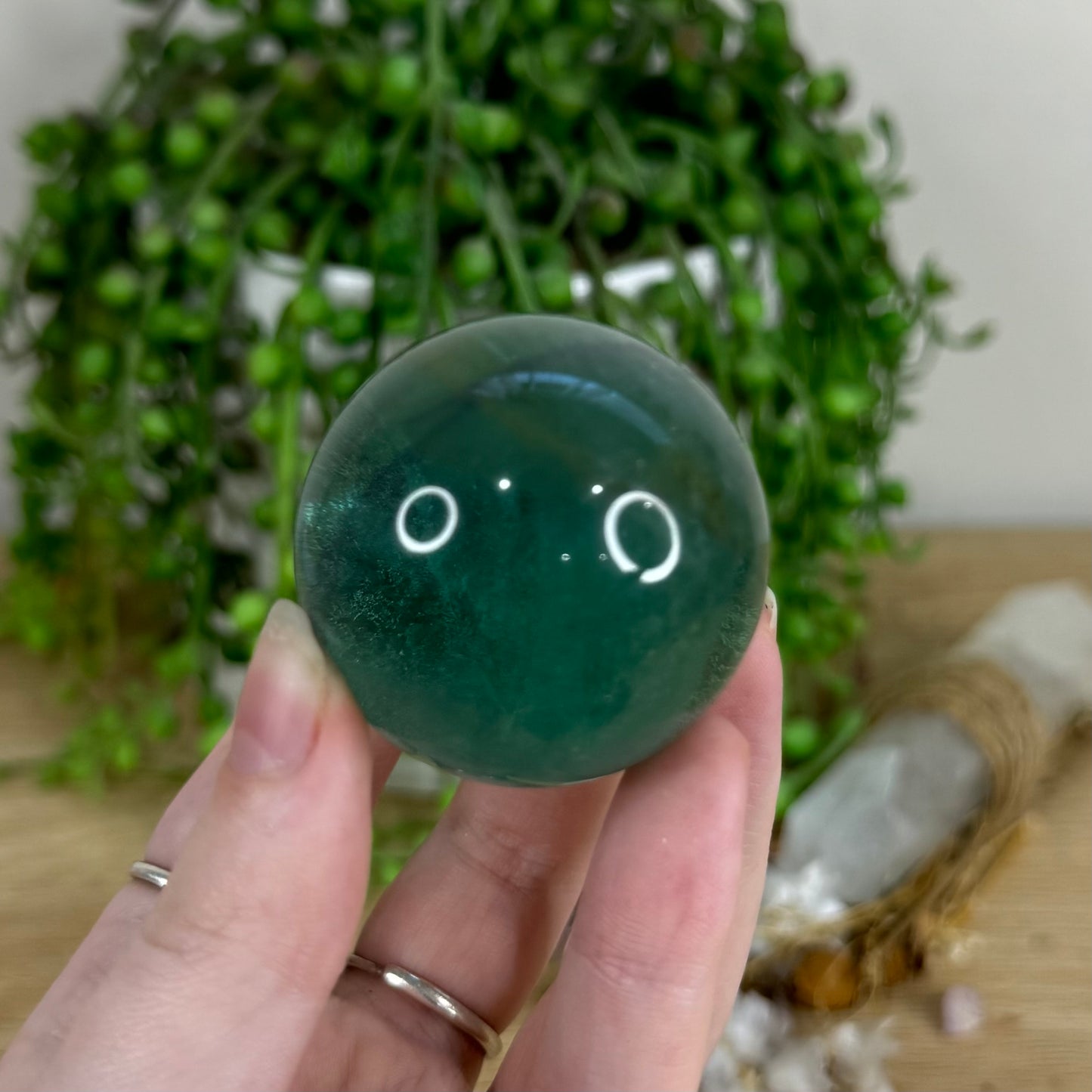 Green Fluorite Sphere (O431)