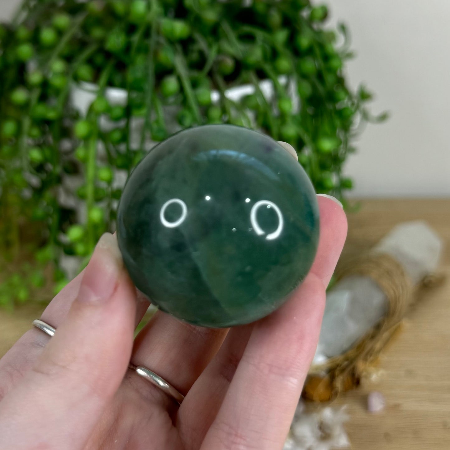 Green Fluorite Sphere (O431)