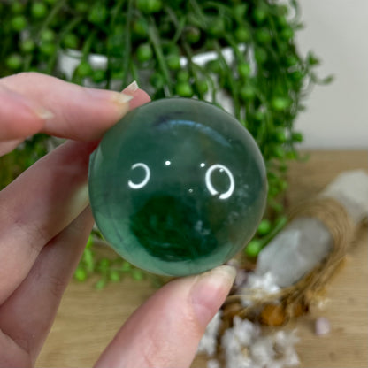 Green Fluorite Sphere (O431)