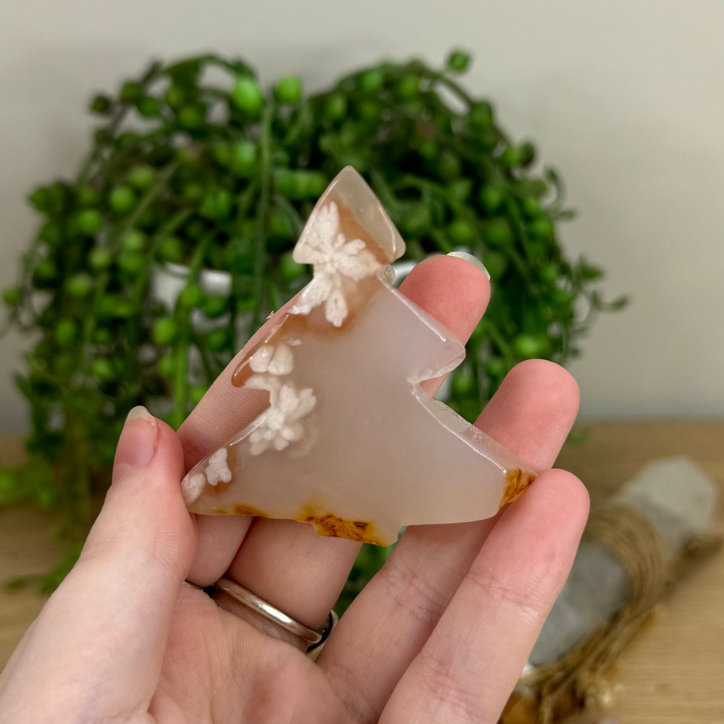 Flower Agate Tree (O520)