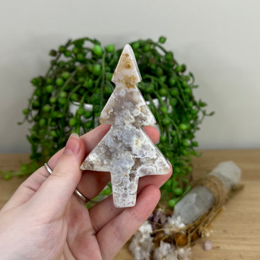 Flower Agate Tree (O522)