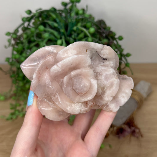 Pink Amethyst / Flower Agate Flower (Z6)