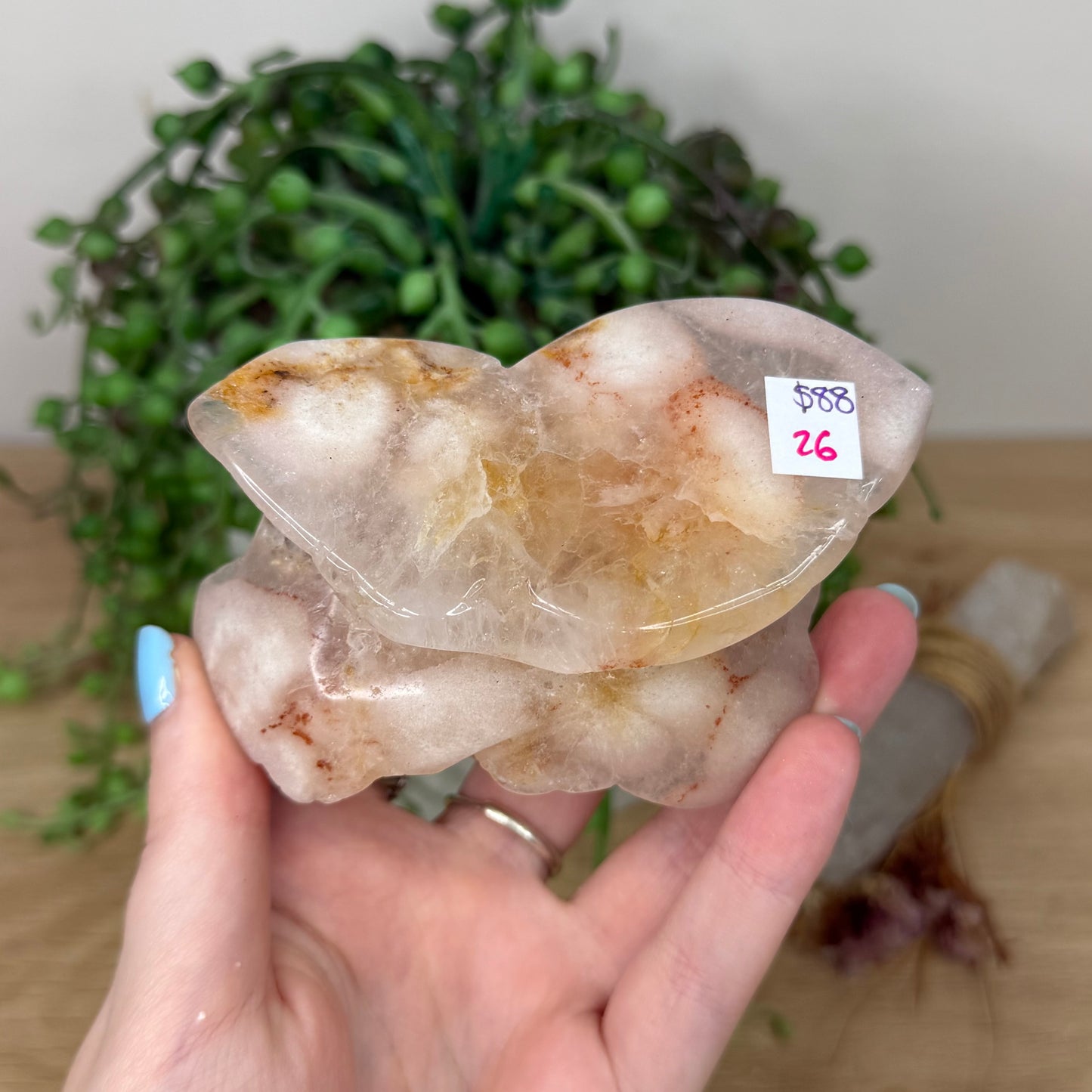 Pink Amethyst / Flower Agate Flower (Z6)