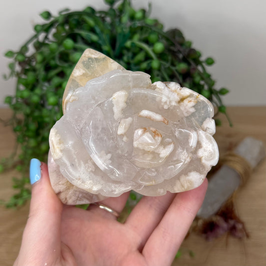 Pink Amethyst / Flower Agate Flower (Z5)