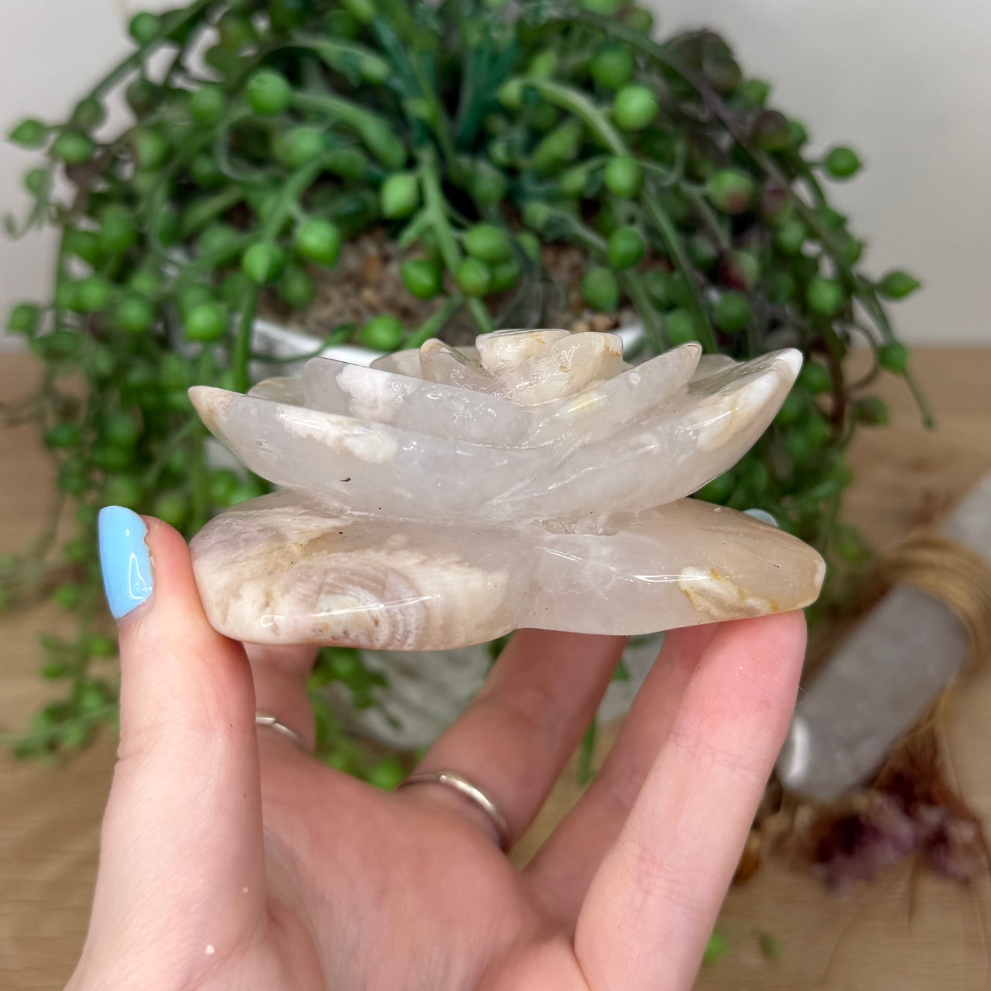 Pink Amethyst / Flower Agate Flower (Z5)