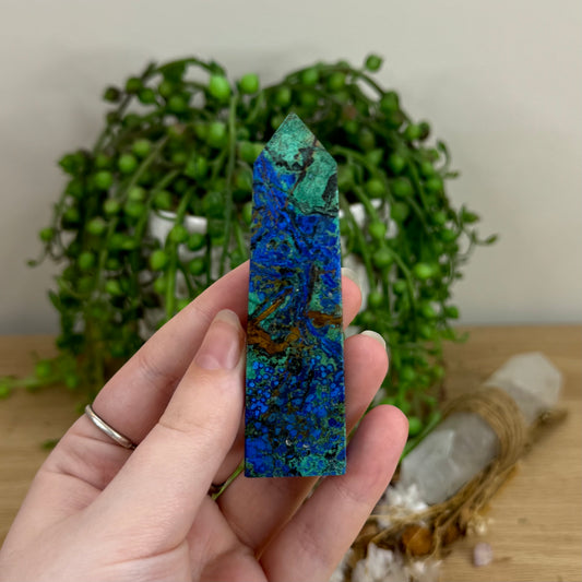 Malachite / Azurite Point (O454)