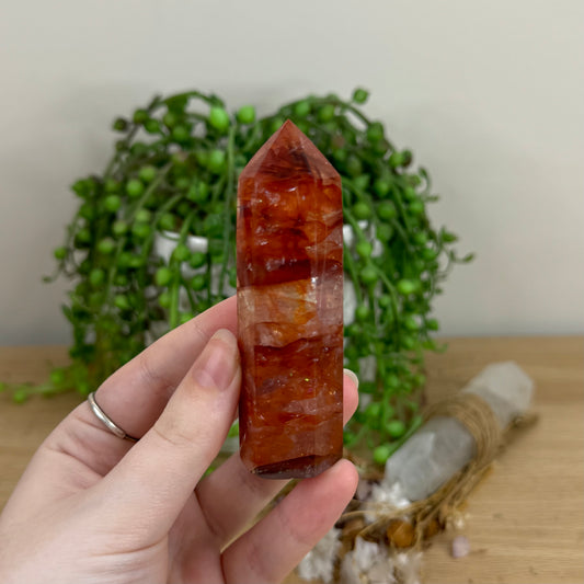 Fire Quartz Point (O488)