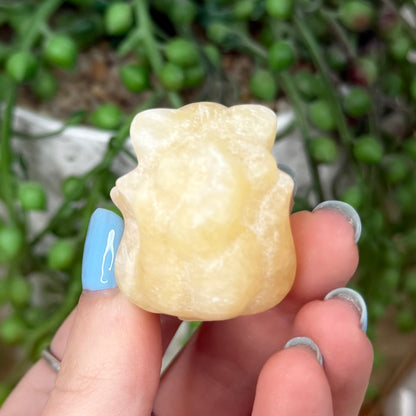 Yellow Calcite Nine Tail Fox (Y948)