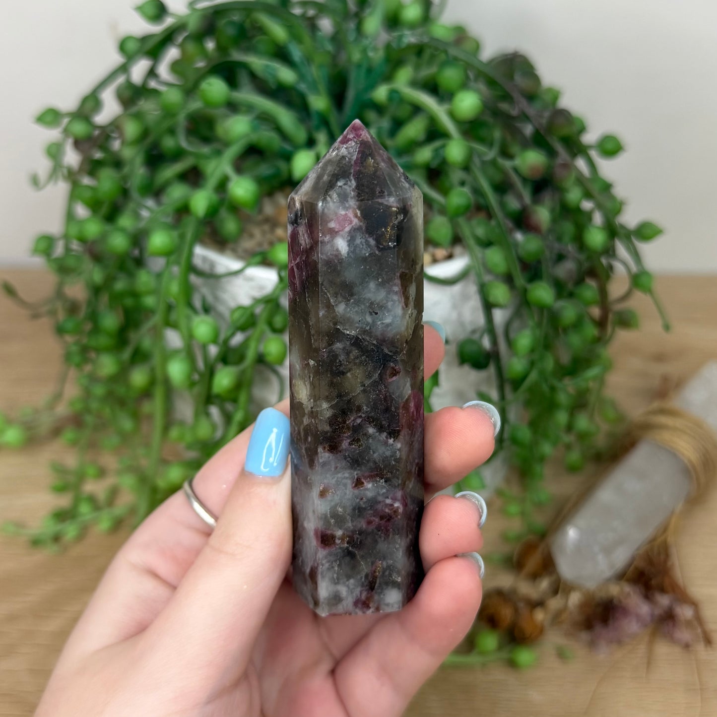 Aquamarine / Pink Tourmaline Point (Z3)