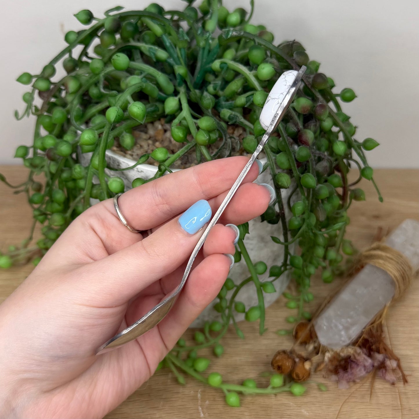 Howlite Spoon